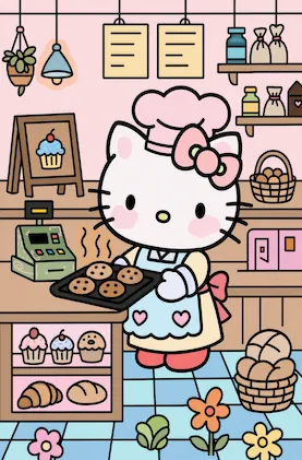 Hello Kitty Coloring Pages