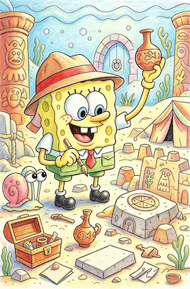 SpongeBob Coloring Pages