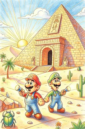 Super Mario Coloring Pages