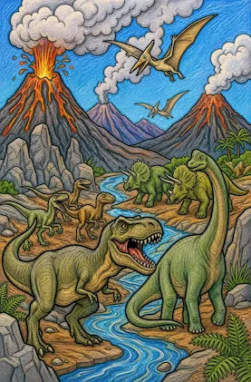 Dinosaur Coloring Pages