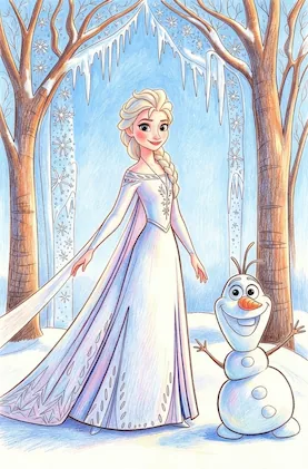 Elsa Coloring Pages