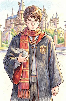 Harry Potter Coloring Pages