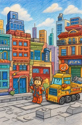 LEGO Coloring Pages