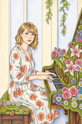 Taylor Swift Coloring Pages
