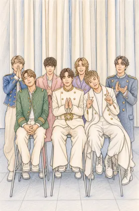 BTS Coloring Pages