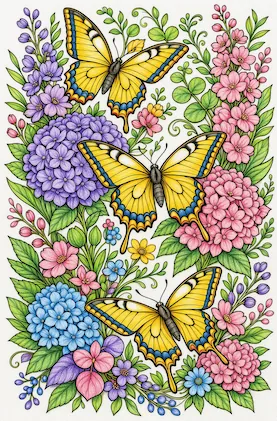 Butterfly Coloring Pages