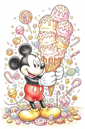 Minnie Mouse Coloring Pages